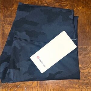 lululemon athletica Black Camo Leggings